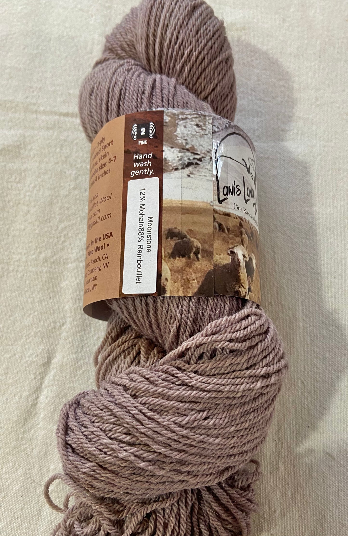 Mohair/ Wool Blend - Sport Weight Yarn