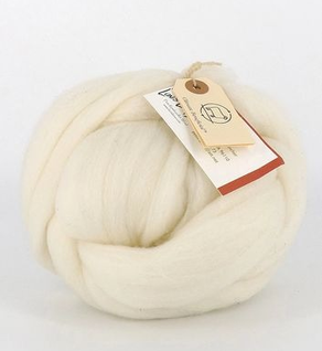 Naturally Colored Combed Top - Rambouillet Wool Roving