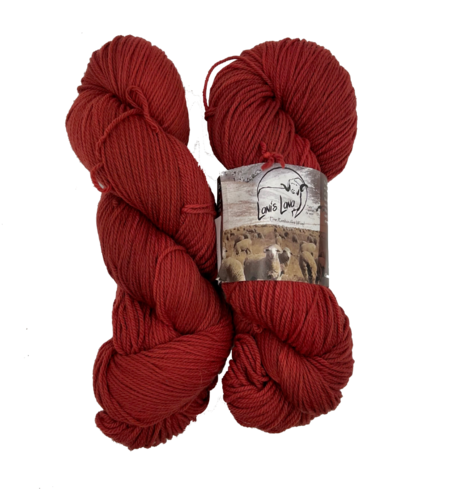 Red Rock Naturally Dyed Climate Beneficial Wool Yarn in 4 oz skeins