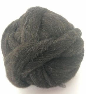 Naturally Colored Combed Top - Rambouillet Wool Roving