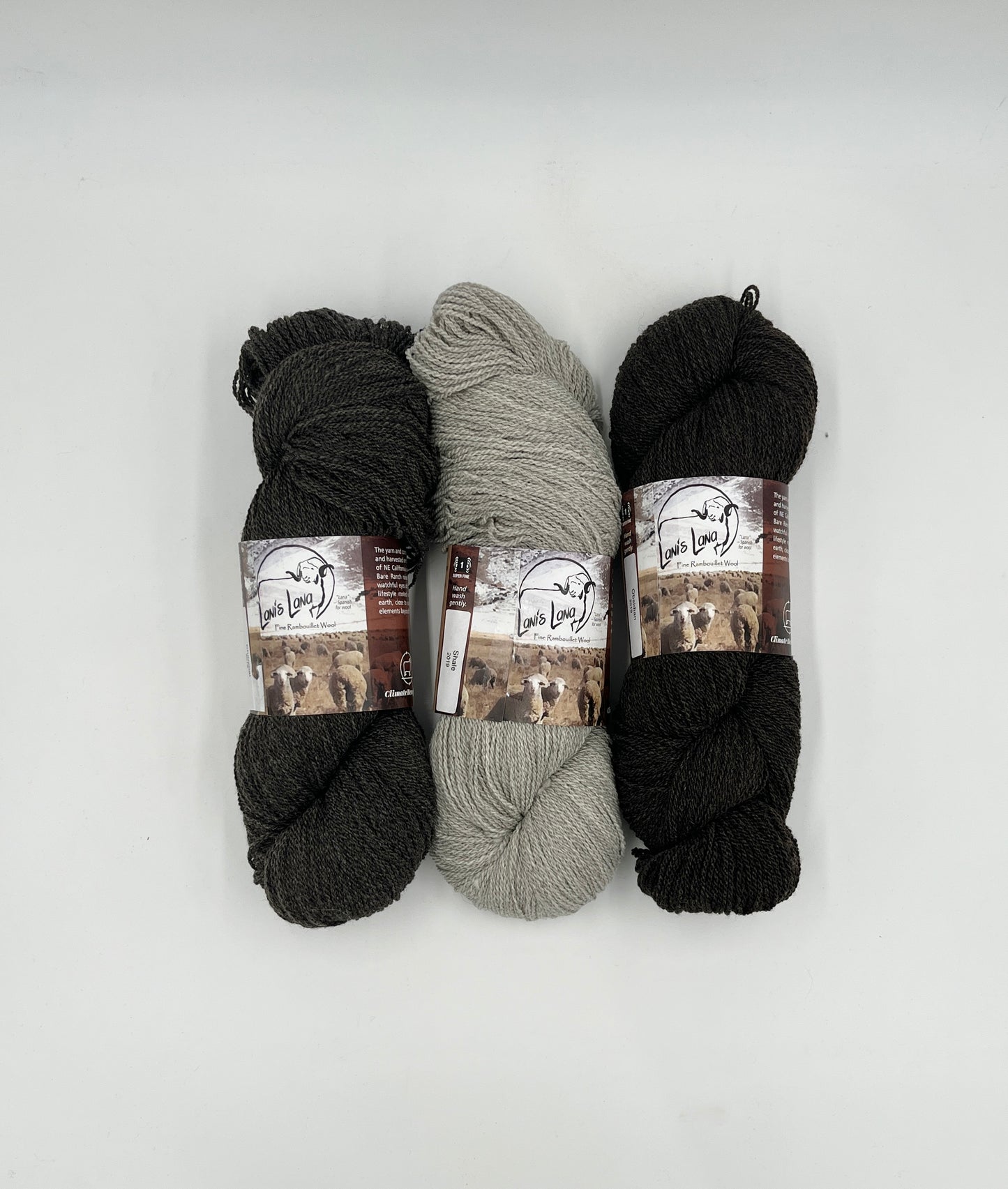 Hayes Range - Naturally Colored Fingering Weight Yarn