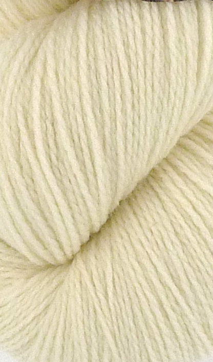 High Desert Fingering in Snow Undyed Colorway