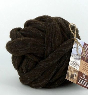Naturally Colored Combed Top - Rambouillet Wool Roving